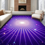 Radiant Starburst Abstract Pattern Rug
