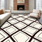 Abstract Diamond Pattern Rug