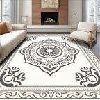 Classic Geometric Mandala Pattern Rug