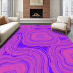 Concentric Swirl Bold Pattern Rug