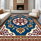 Intricate Floral Medallion Pattern Rug
