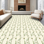 Abstract Botanical Vine Pattern Rug