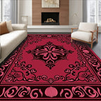 Ornate Floral Decorative Area Rug