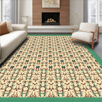 Abstract Figures Repeating Pattern Design Rug