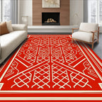 Bold Geometric Art Deco Design Rug