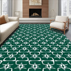 Modern Starburst Geometric Pattern Rug