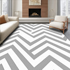 Geometric Zigzag Chevron Design Rug