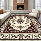 Ornate Floral Patterned Rug