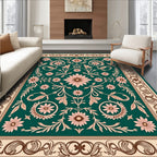 Classic Floral Vine Patterned Rug