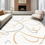 Neutral Swirl Organic Flow Rug