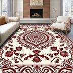 Traditional Floral And Mandala Pattern Rug