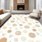 Polka Dot And Stripe Pattern Design Rug
