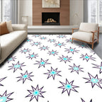 Sparkle Starburst Pattern Rug