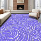 Vivid Swirls Abstract Pattern Rug