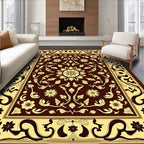Traditional Floral Vine Detailed Pattern Rug