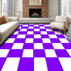 Bold Checkerboard Pattern Rug