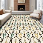 Geometric Starburst Pattern Rug