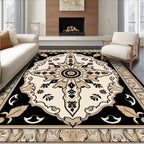 Classic Sun Floral Intricate Pattern Rug