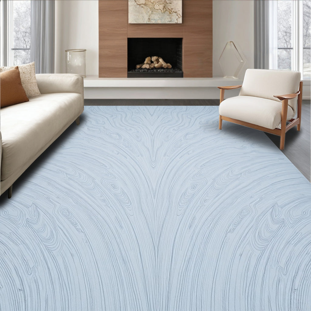 Abstract Stream Pattern Rug