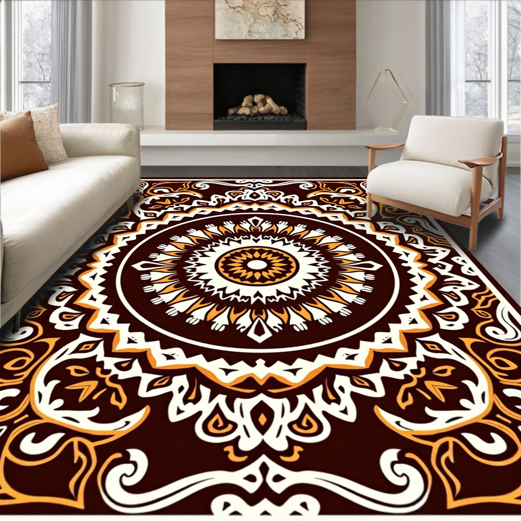 Ornate Mandala Pattern Rug