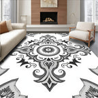 Classic Floral Motif Design Rug