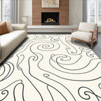 Whimsical Swirl Pattern Rug
