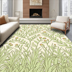 Botanical Garden Floral Pattern Rug