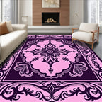 Victorian Flourish Paisley Motif Rug