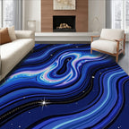 Cosmic Swirl Aura Pattern Rug