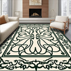Classic Floral Scrollwork Arabesque Rug