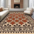 Traditional Geometric Floral Inspired Rug