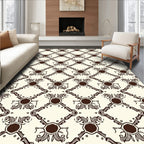 Abstract Diamond Link Pattern Design Rug