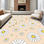 Daisy Flower Pattern Rug