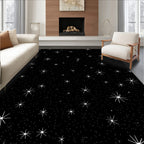 Cosmic Starburst Pattern Rug