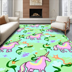 Pastel Unicorn Fantasy Pattern Rug