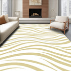 Modern Abstract Swirling Lines Rug