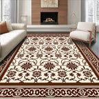 Ornate Floral Vines Pattern Rug