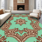 Ornate Floral Symmetry medallion Rug