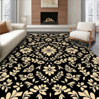 Vintage Floral Damask Pattern Rug