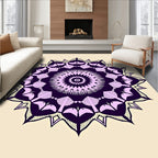 Intricate Mandala Floral Pattern Rug