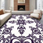 Classic Floral Filigree Pattern Rug