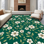 Elegant Floral Vine Pattern Rug