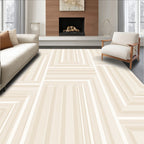 Geometric Stripes Abstract Tile Design Rug