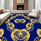 Art Deco Fan Patterned Rug