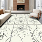 Daisy Chain Delightful Floral Pattern Rug