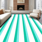 Emerald 2-Tone Vertical Stripe Rug