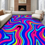 Vibrant Swirl Pattern Design Rug