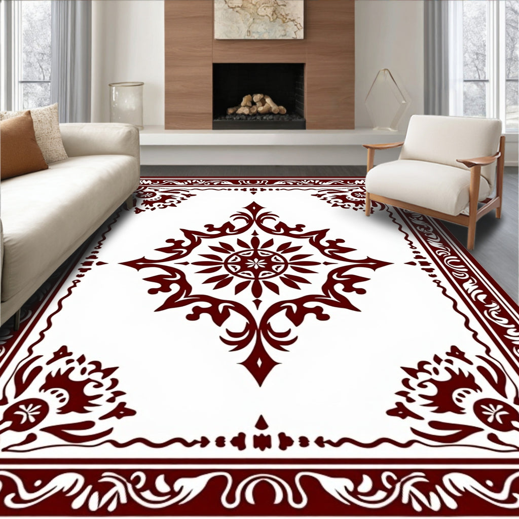 Classic Medallion Intricate Border Rug