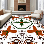 Ornate Geometric Abstract Design Rug
