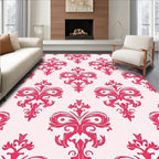 Ornate Floral Swirls Design Rug